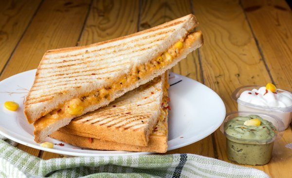 Veg Sandwich - Grilled