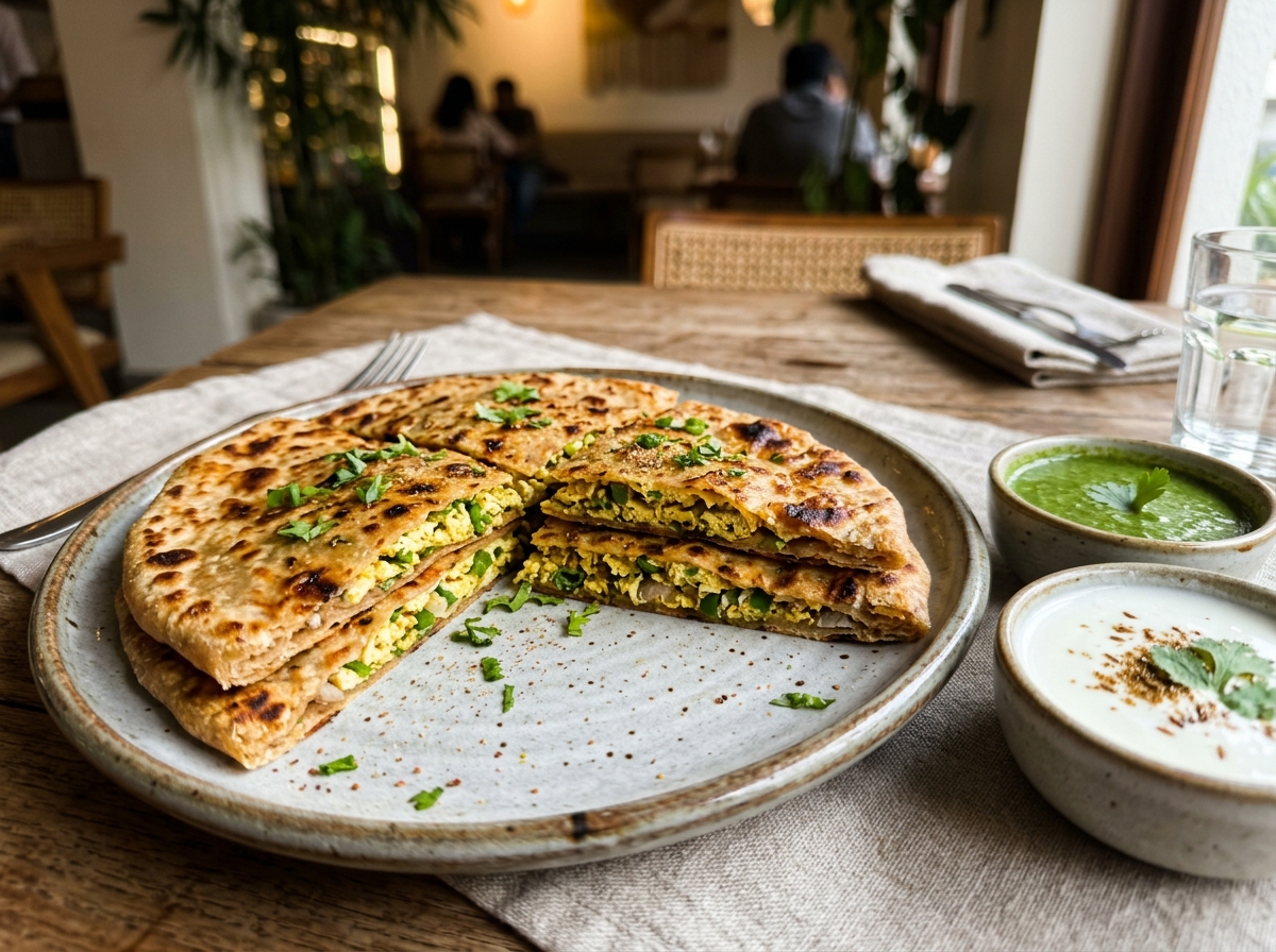 Tandoori Egg Parantha