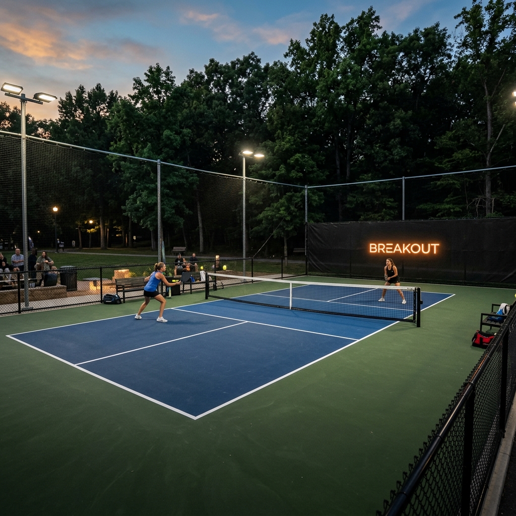 Pickleball Arena in Hisar - Netted Outdoor Setup